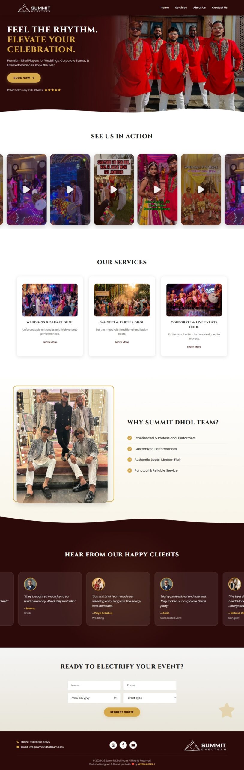 Webmaharaj Website Designing Work Image 4